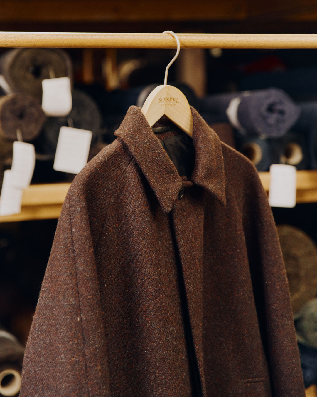 The Harris Tweed Overcoat | Sunspel