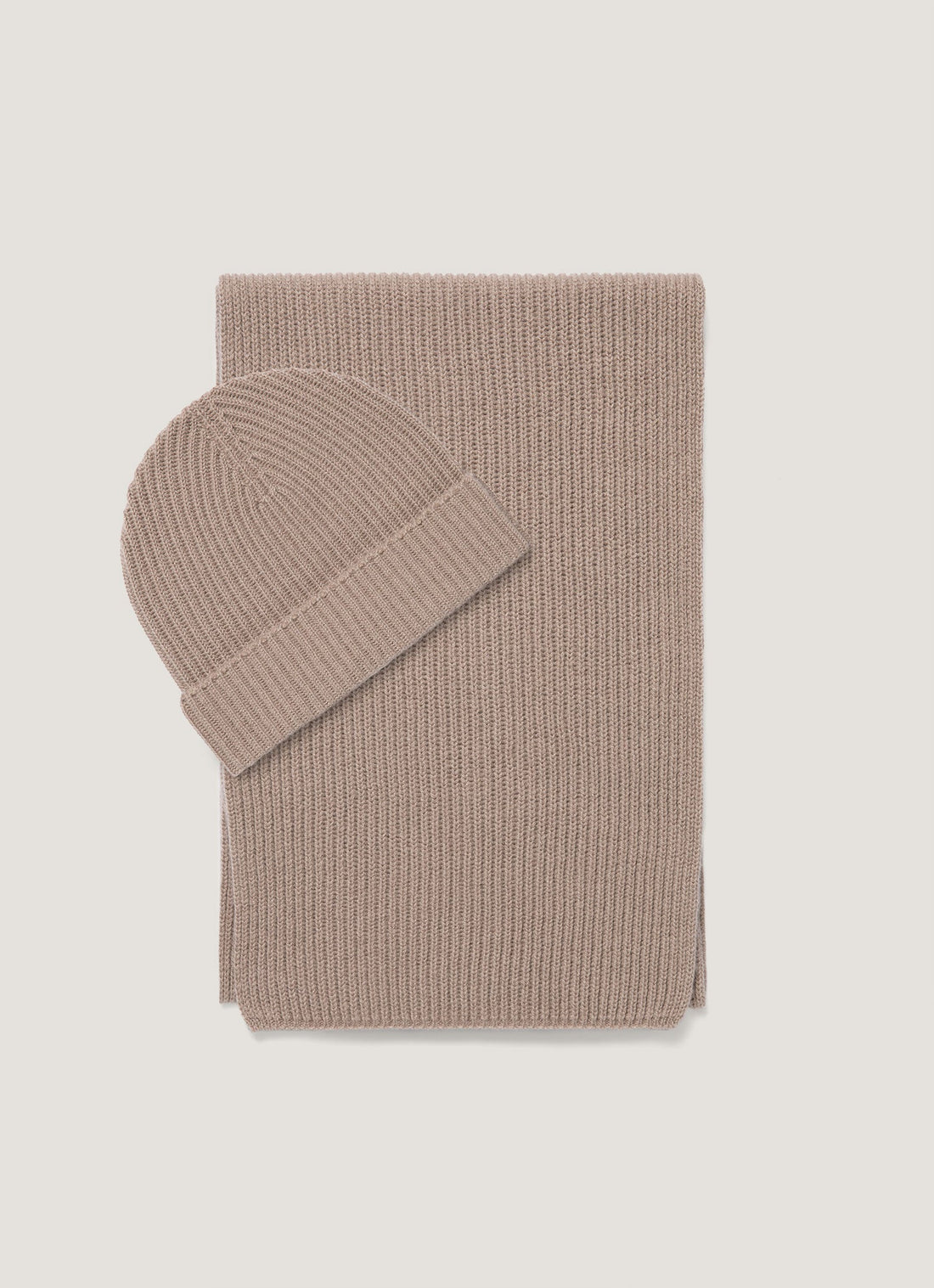 Cashmere Gift Set in Brown Melange