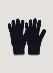 Cashmere Gloves in Navy