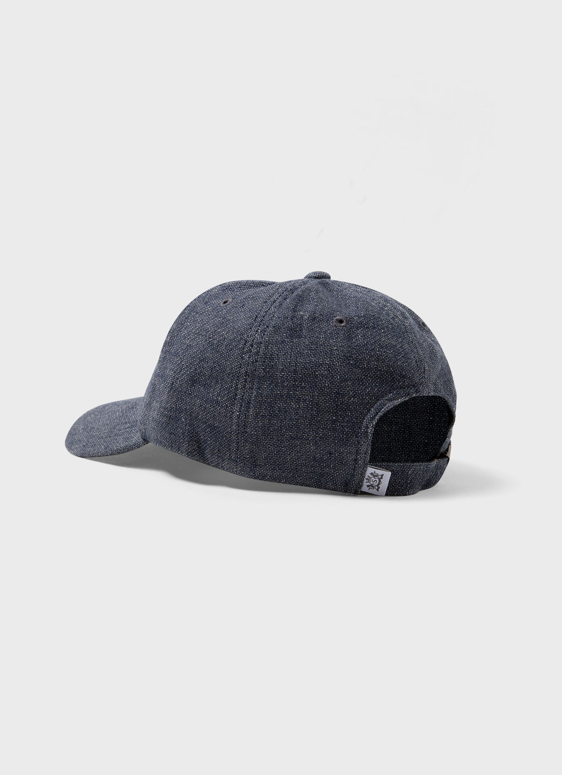Cotton Linen Twill Cap in Denim Blue
