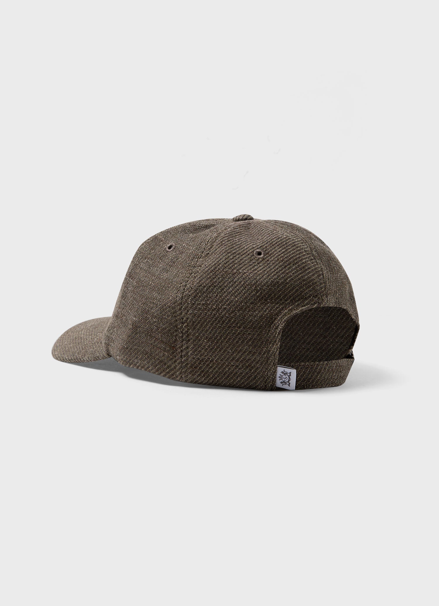 Cotton Linen Twill Cap in Khaki