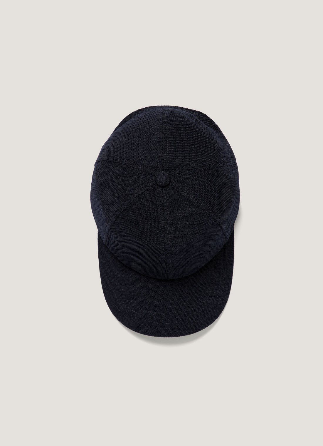 Men's Textured Wool Cap in Navy