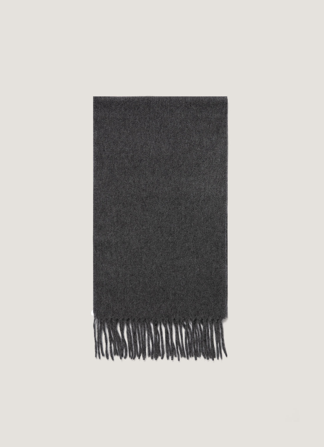 Cashmere Scarf in Charcoal Melange