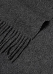 Cashmere Scarf in Charcoal Melange