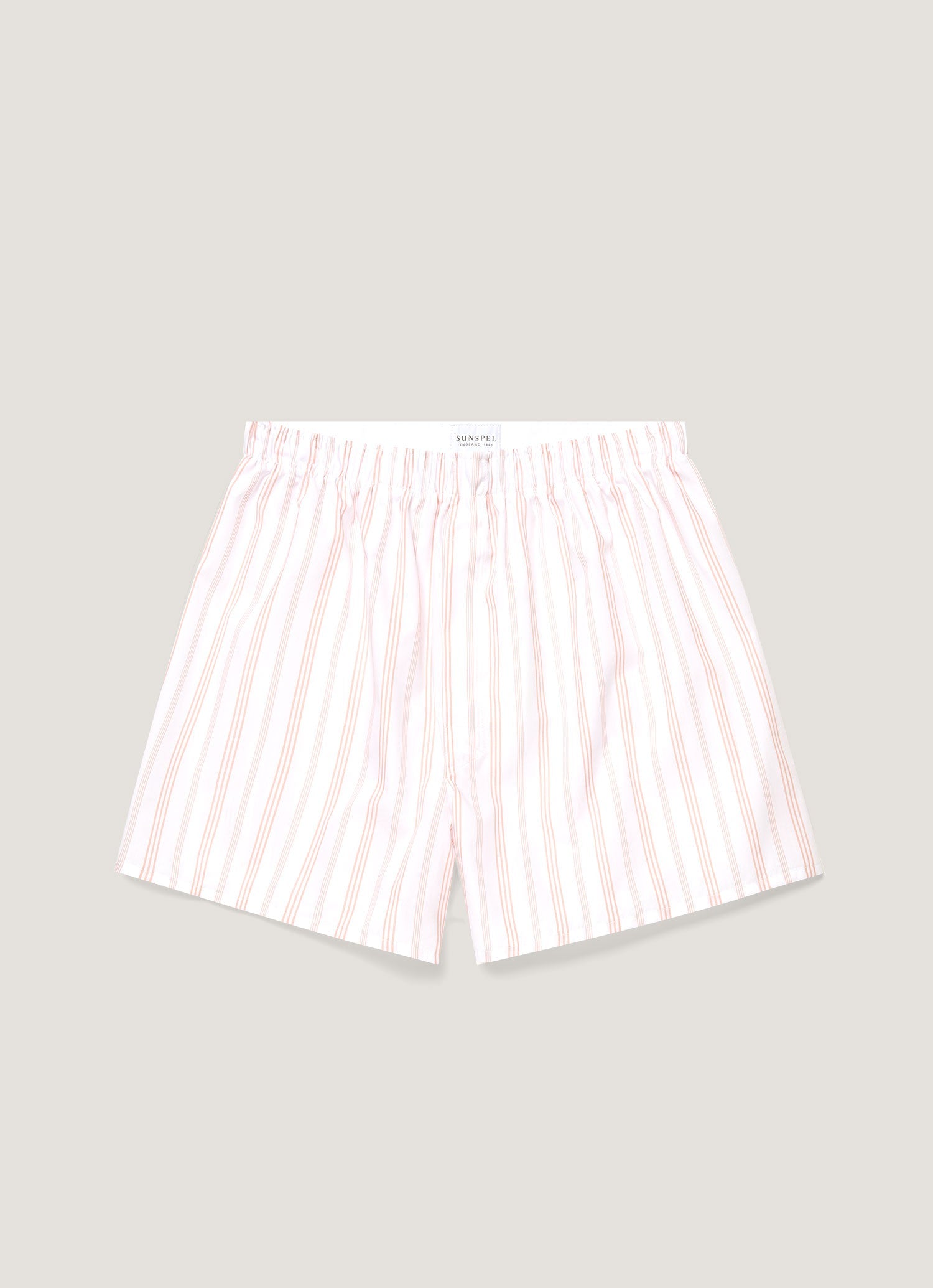 Topshop pink and purple stripe boxer short in pink