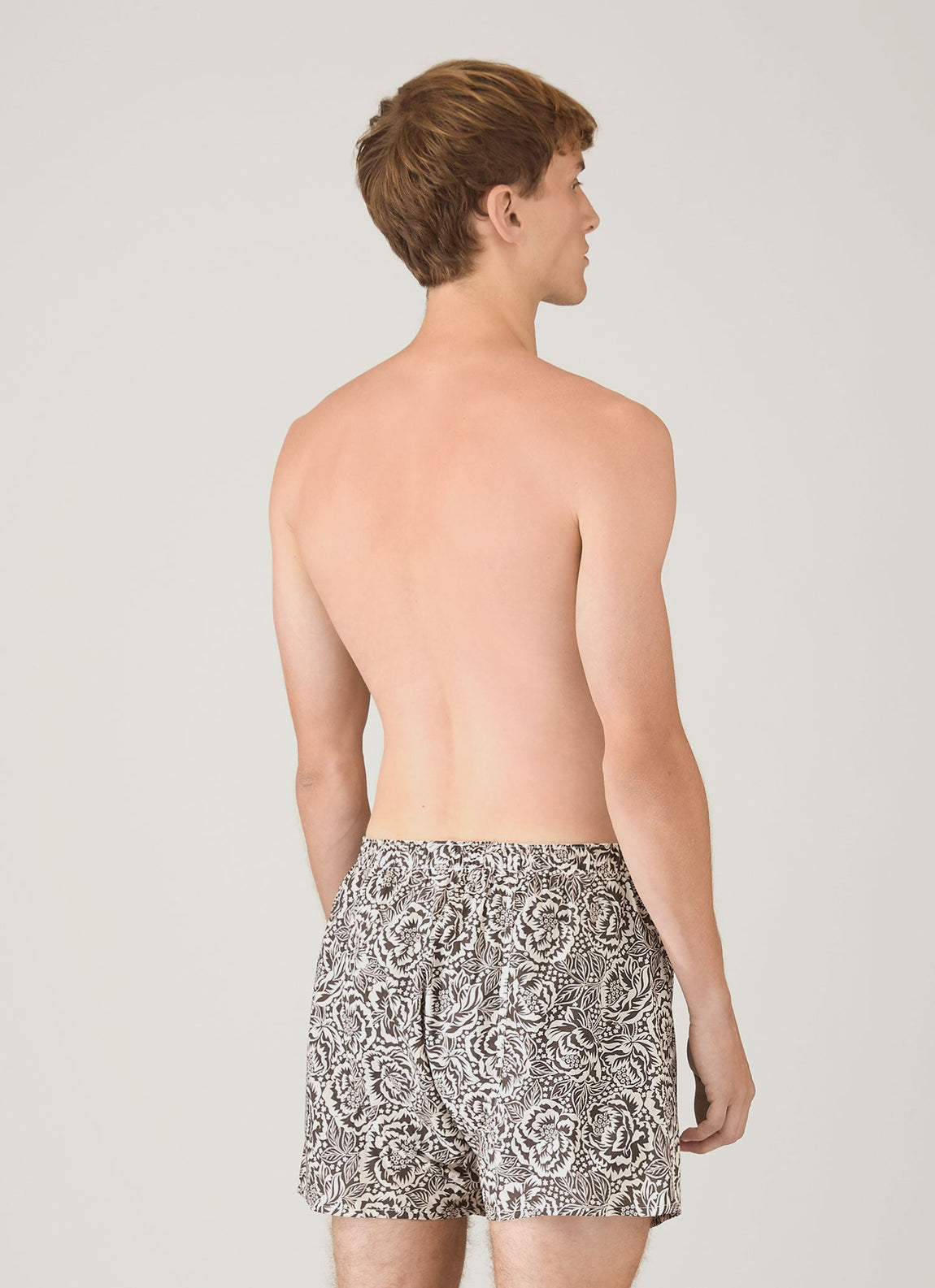 Men's Classic Boxer Shorts in Liberty Fabric in Cedar Rose Floral