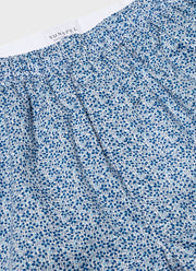 Men's Classic Boxer Shorts in Liberty Fabric in Ink Blue Meadow