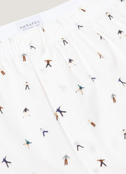 Men's Classic Boxer Shorts in Snow Angel Print