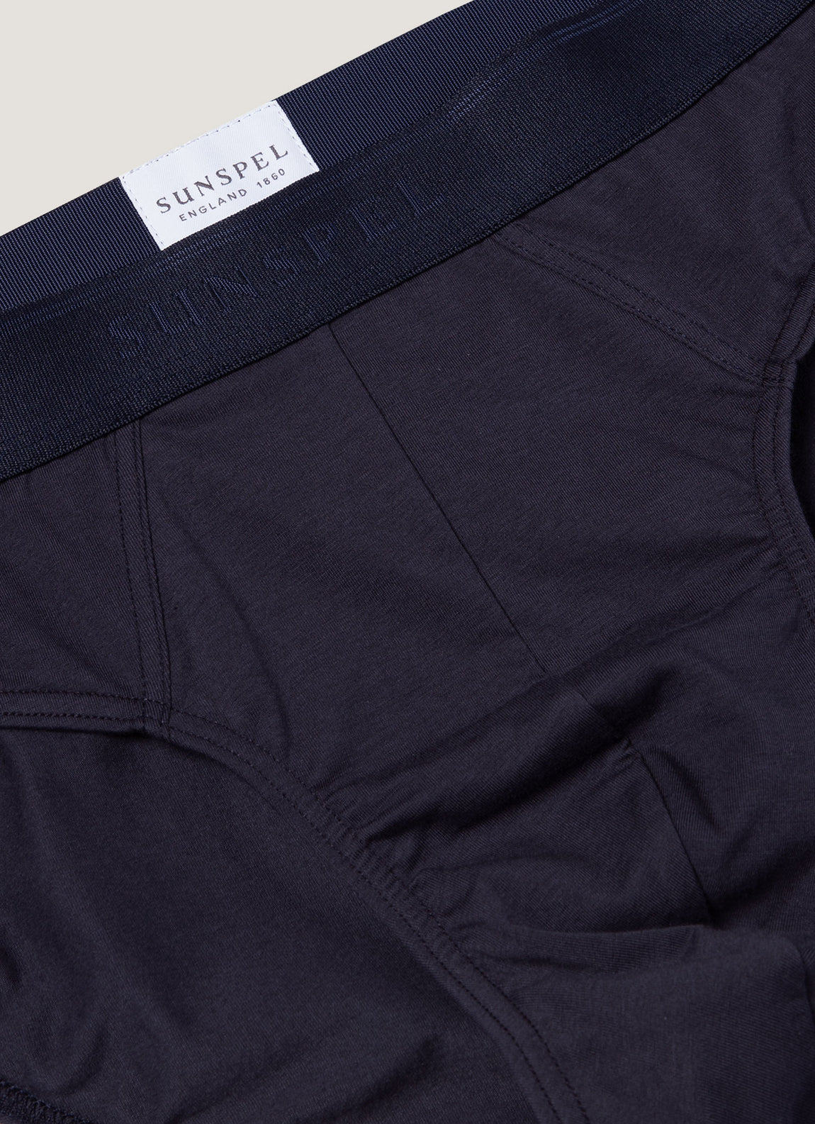 Men's Stretch Cotton Briefs in Navy