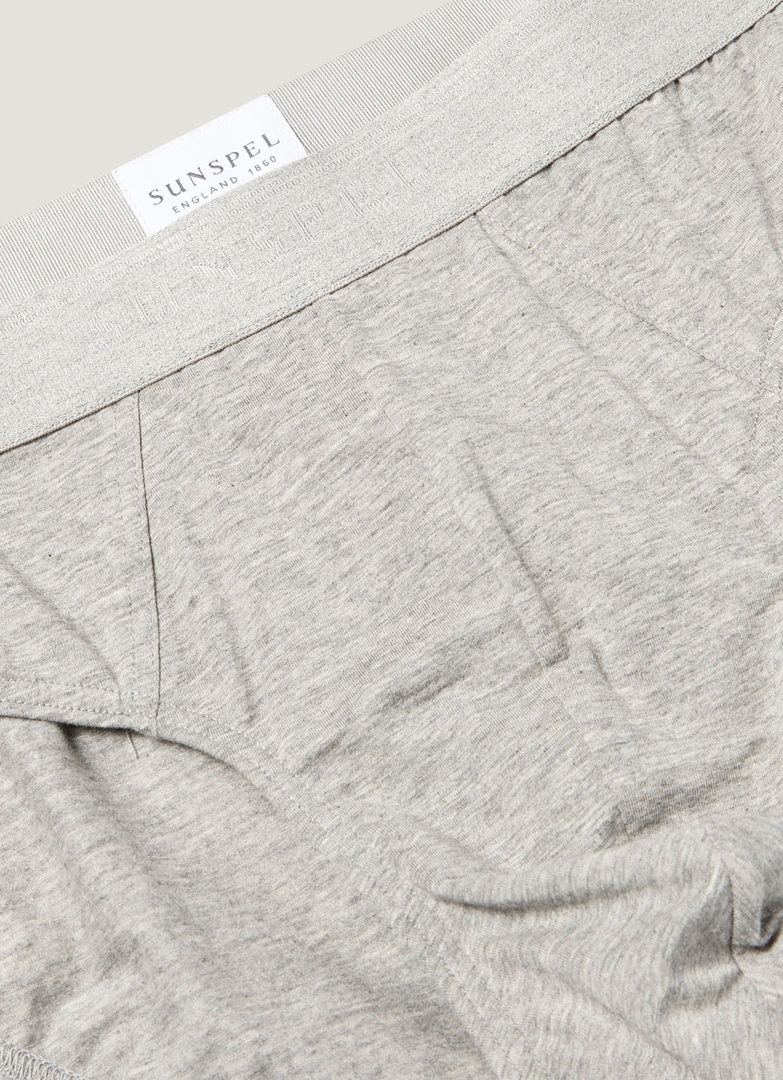 Men's Stretch Cotton Briefs in Grey Melange