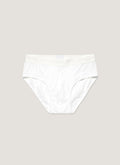 Men's Sea Island Cotton Briefs in White