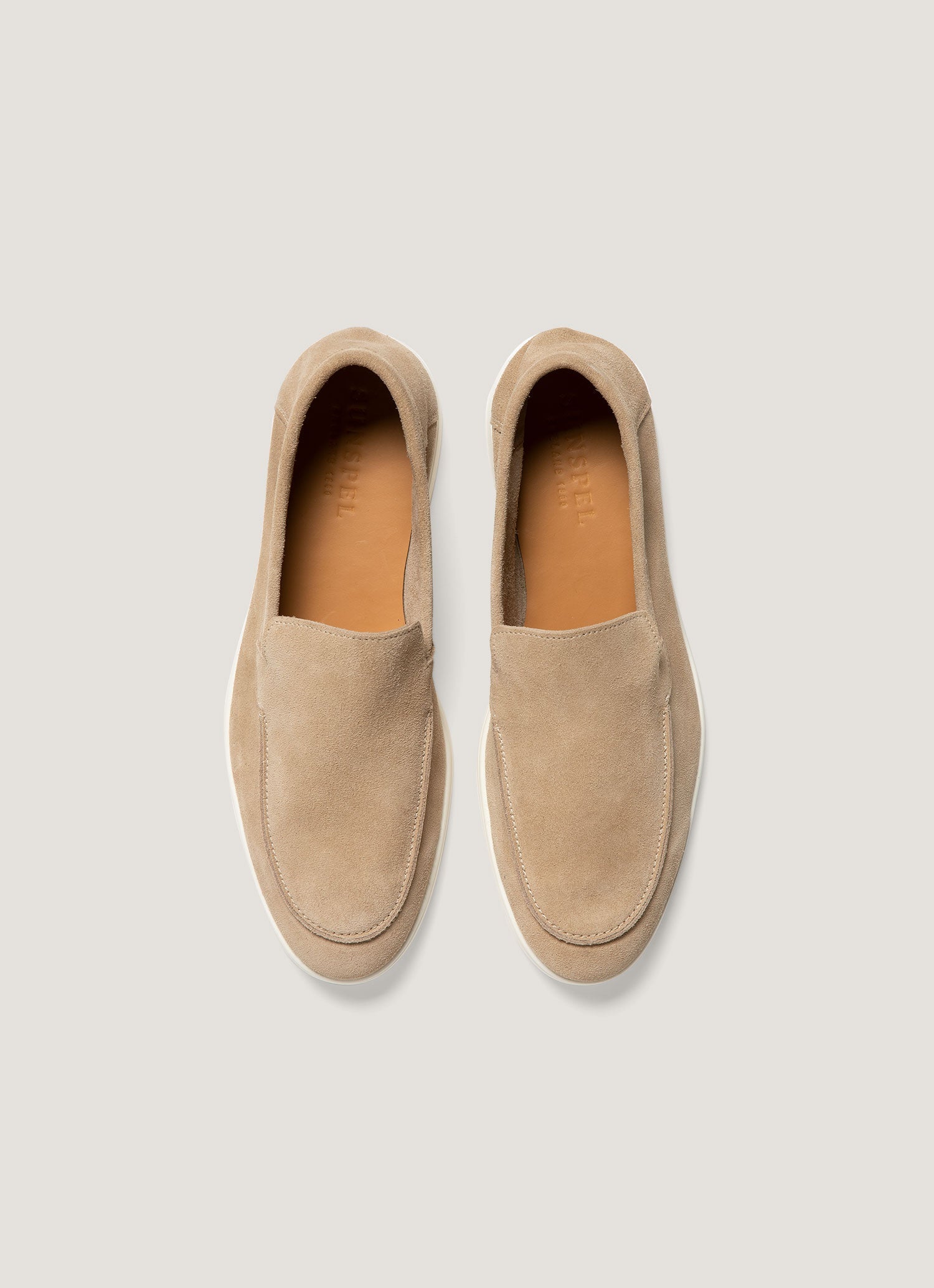 Men's Suede Loafer in Sand