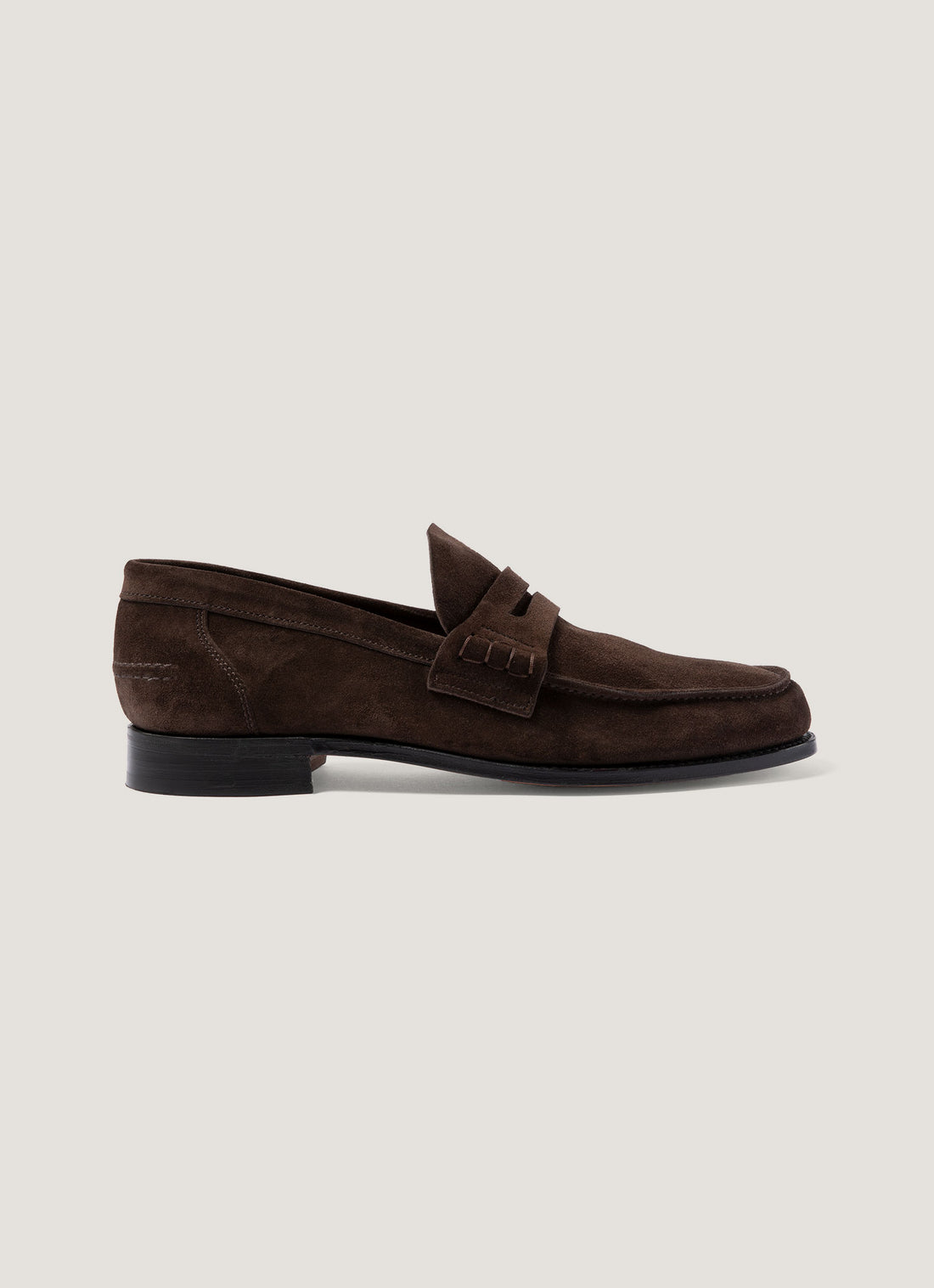 Men's Suede Loafer in Brown