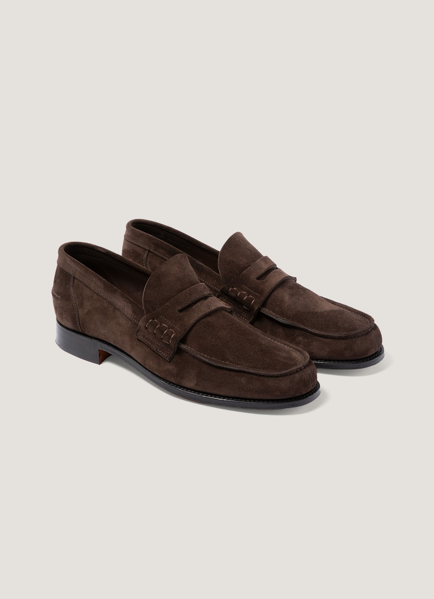 Men's Suede Loafer in Brown