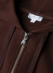 Men's Loopback Zip Hoodie in Truffle