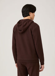 Men's Loopback Zip Hoodie in Truffle