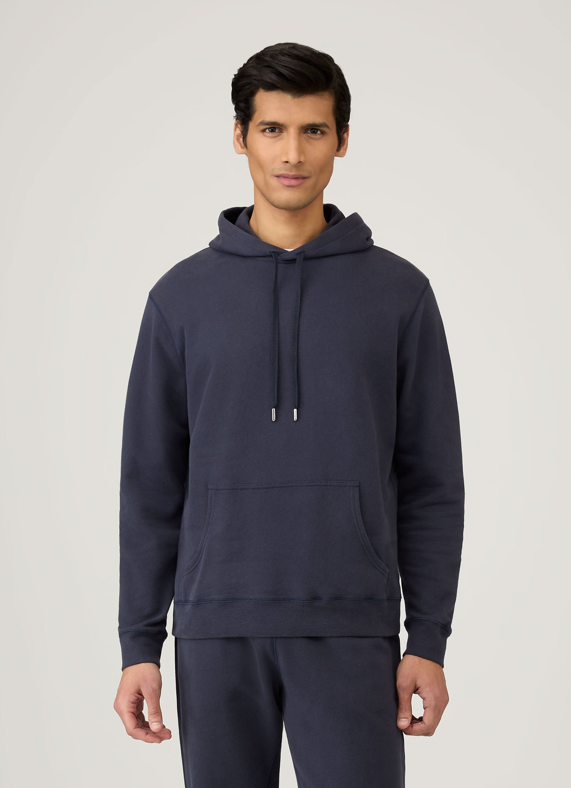 Men's Loopback Hoodie in Navy