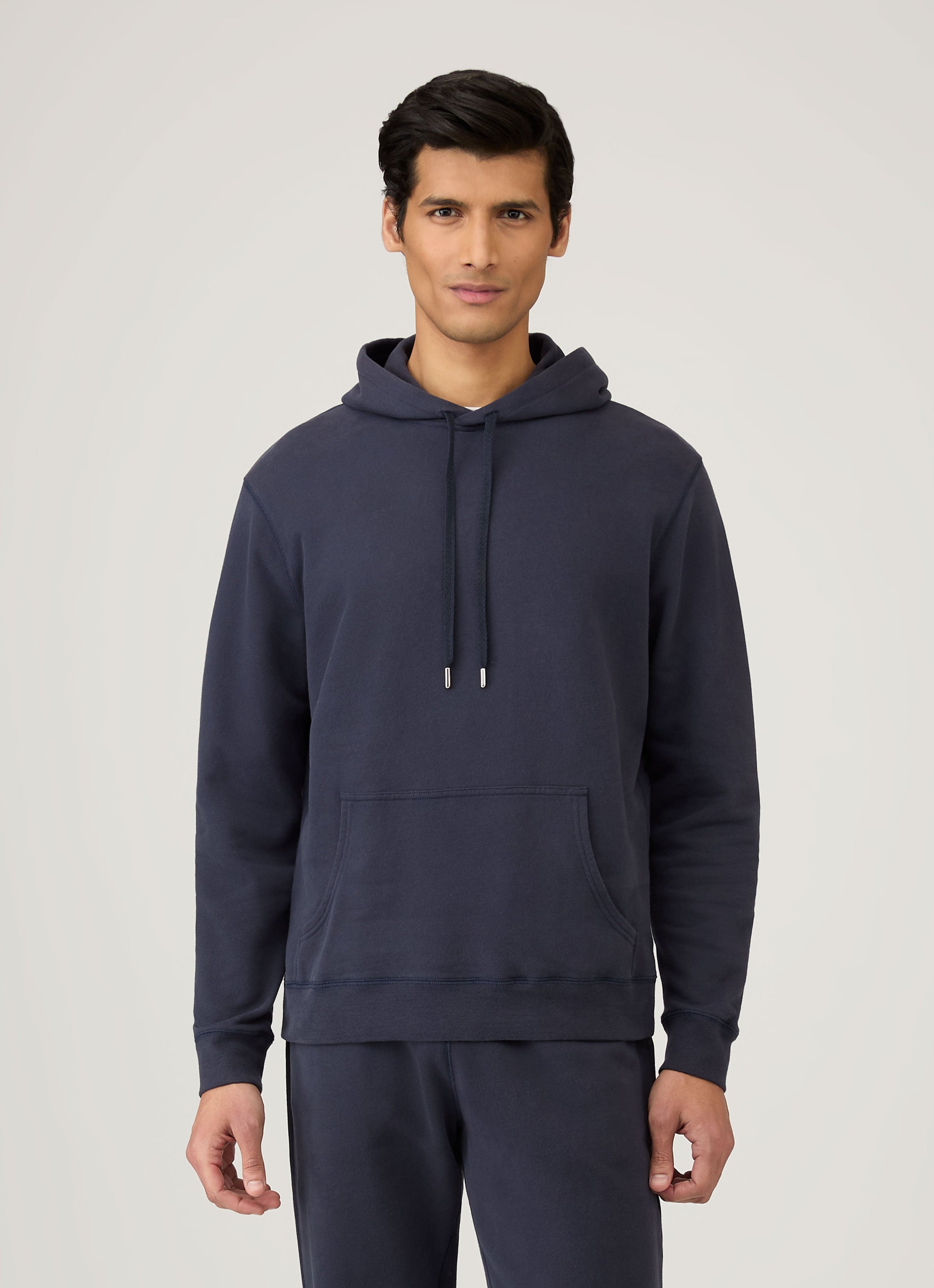 Men's Loopback Hoodie in Navy