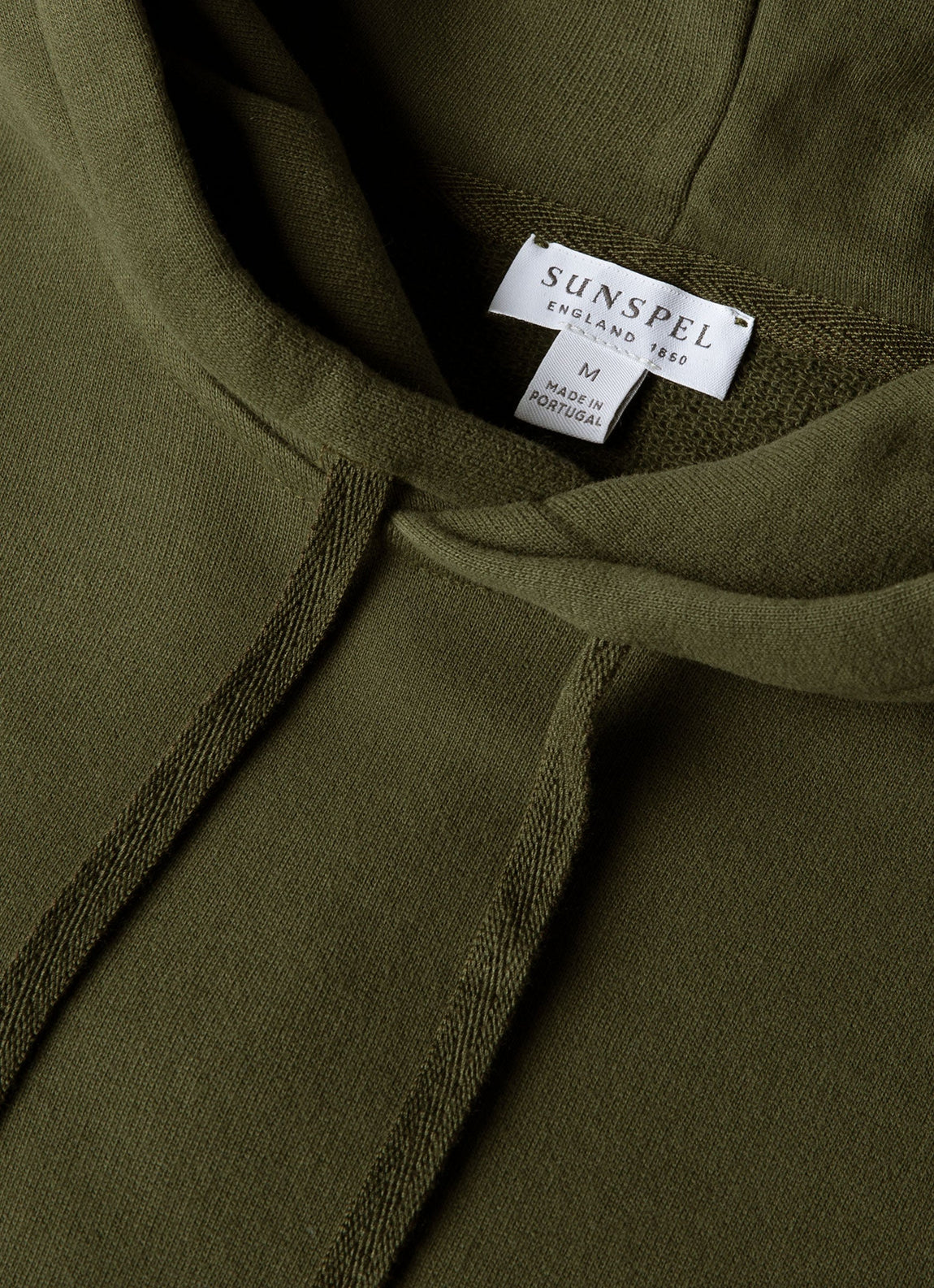 Men's Loopback Hoodie in Deep Olive