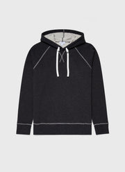 Men's Fleeceback Hoodie in Charcoal Melange