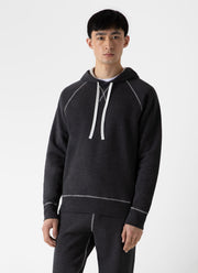 Men's Fleeceback Hoodie in Charcoal Melange