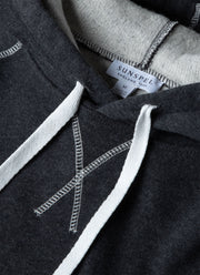 Men's Fleeceback Hoodie in Charcoal Melange