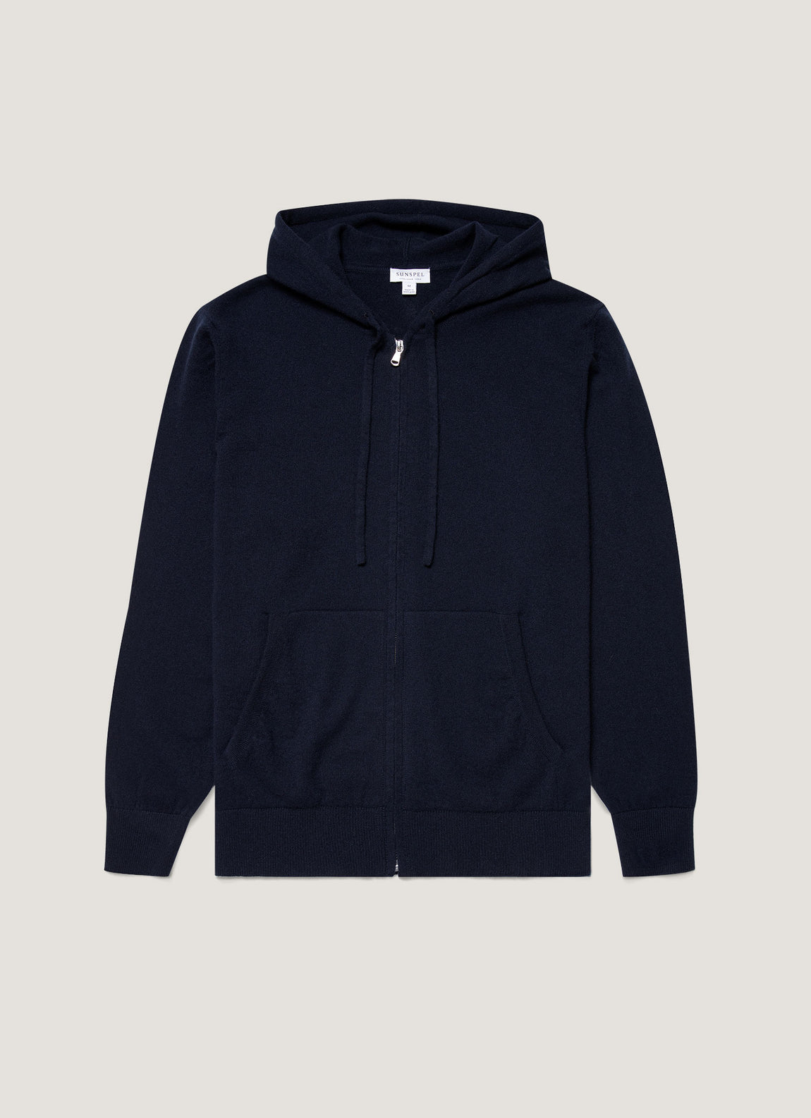 Men's Cashmere Hoodie in Navy
