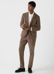 Men's Fine Corduroy Blazer in Dark Stone