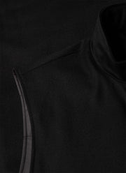 Men's Insulated Wool Gilet in Black