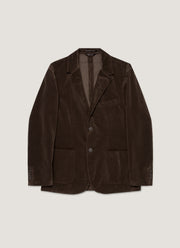 Men's Corduroy Blazer in Coffee