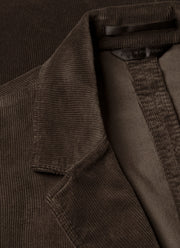 Men's Corduroy Blazer in Coffee
