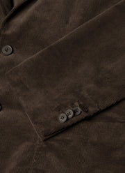Men's Corduroy Blazer in Coffee