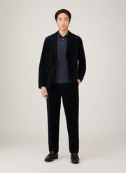 Men's Corduroy Blazer in Navy