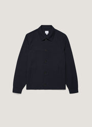 Men's Seersucker Jacket in Navy