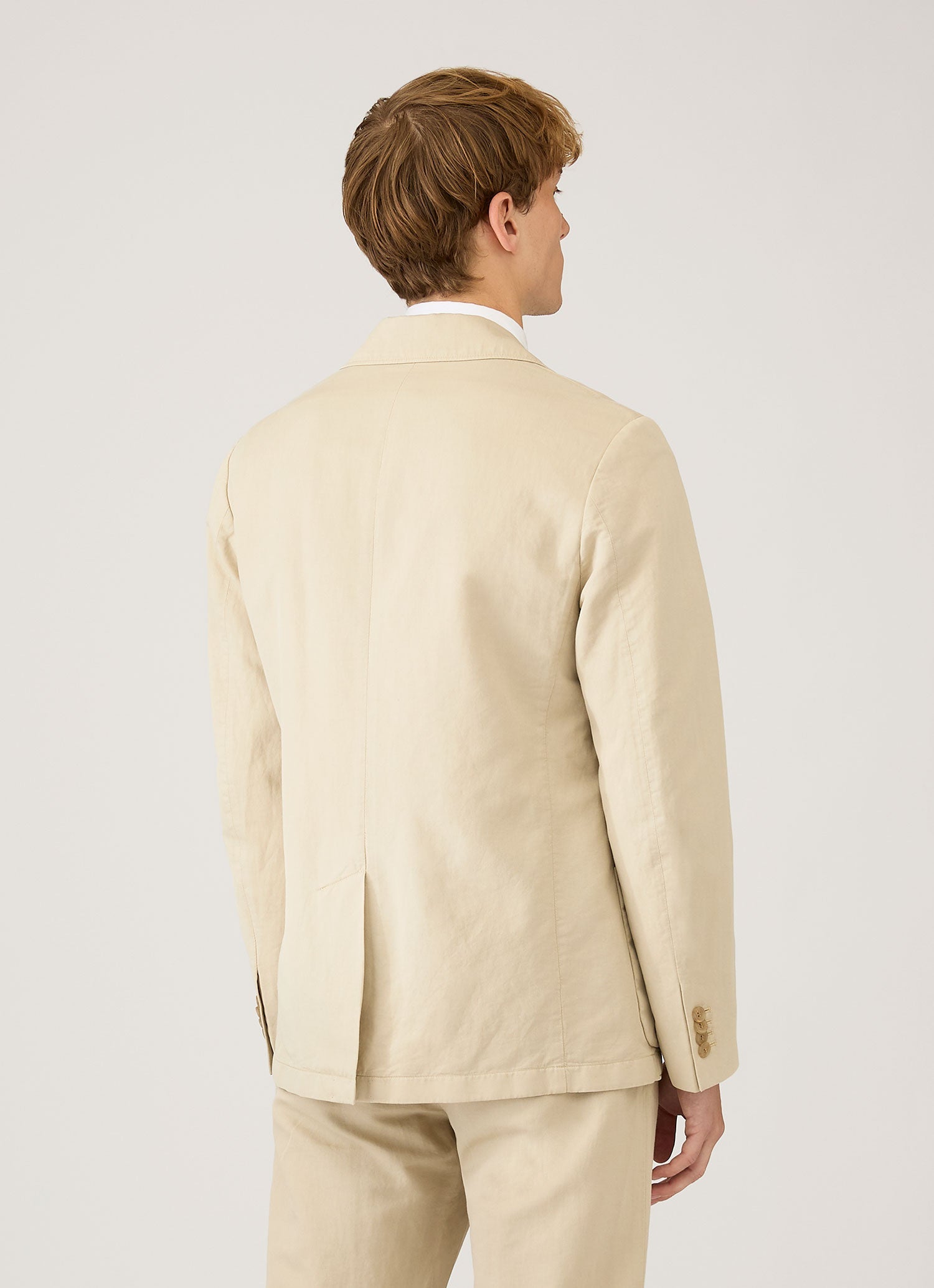 Men's Cotton Linen Blazer in Hazelwood