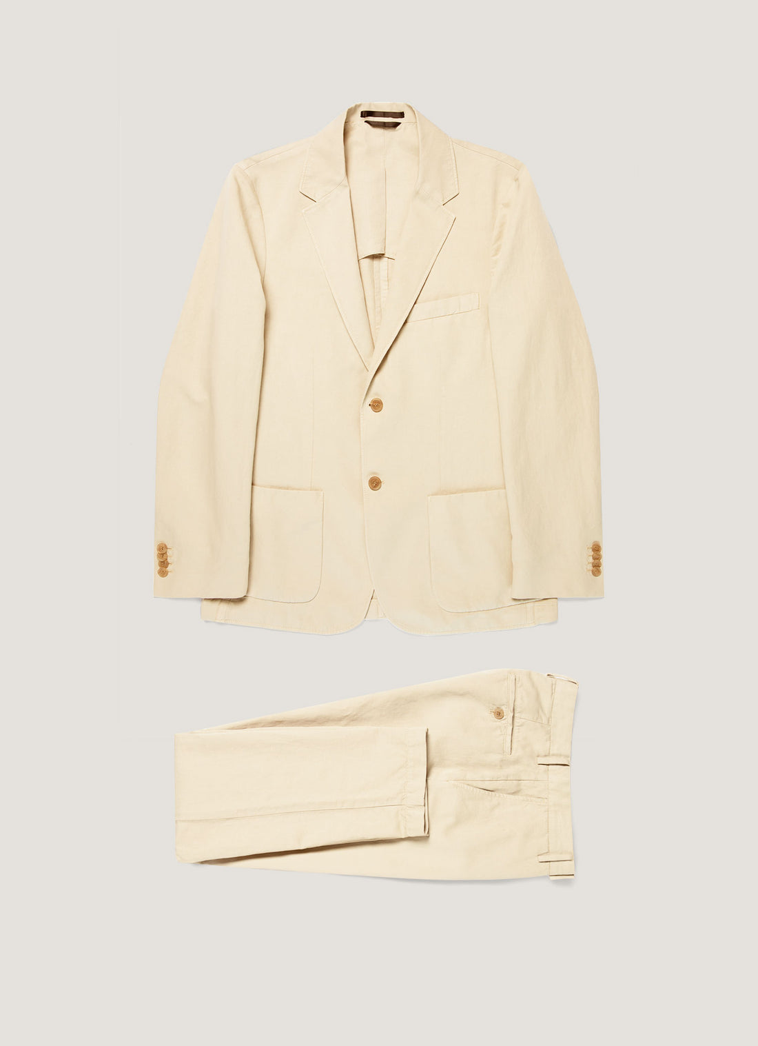 Men's Cotton Linen Two-Piece Suit in Hazelwood