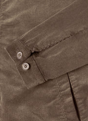 Men's Corduroy Harrington Jacket in Bark