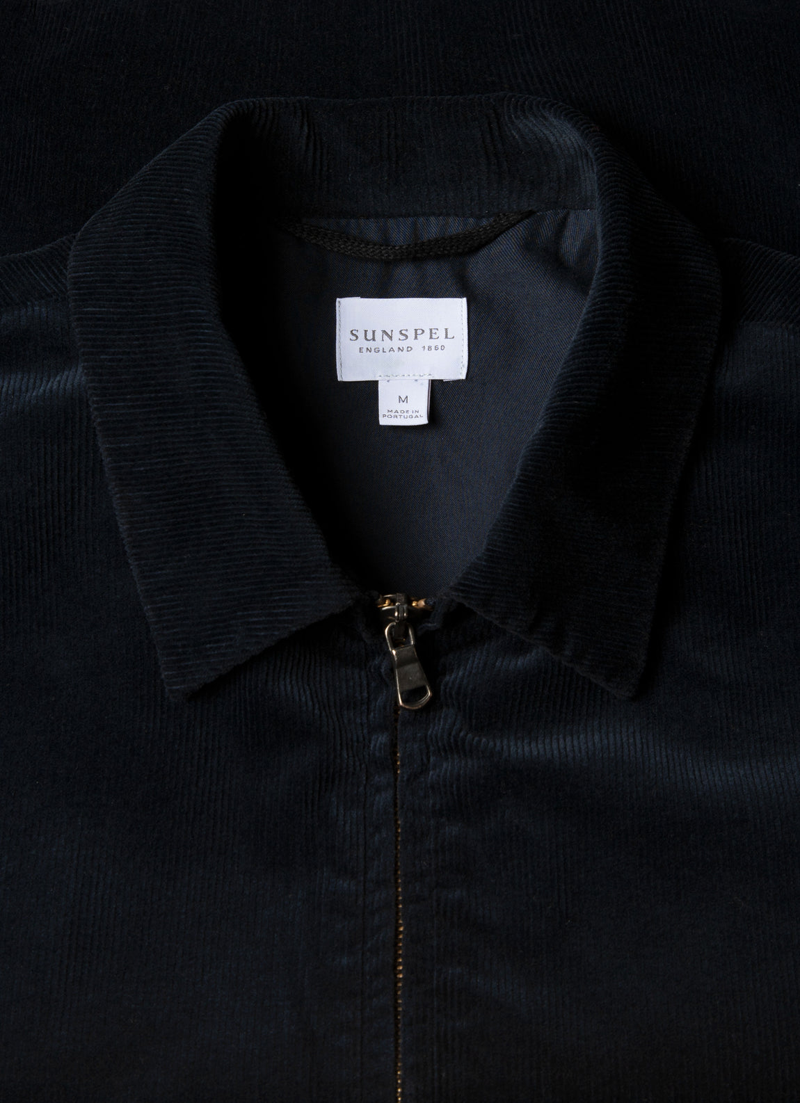 Men's Corduroy Harrington Jacket in Navy