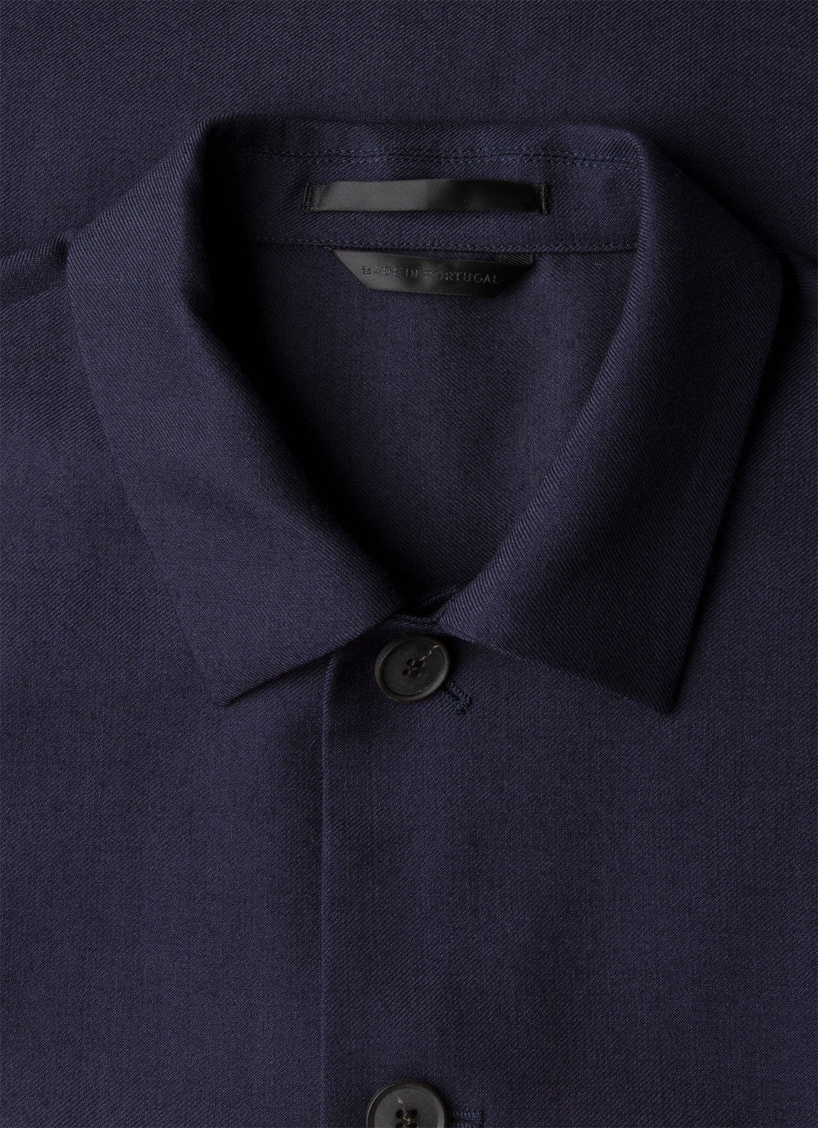 Men's Wool Twill Jacket in Navy