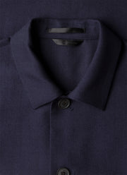 Men's Wool Twill Jacket in Navy