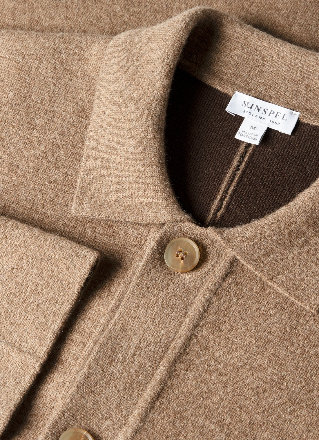 Doubleface-Jacke aus Merino-Baumwolle