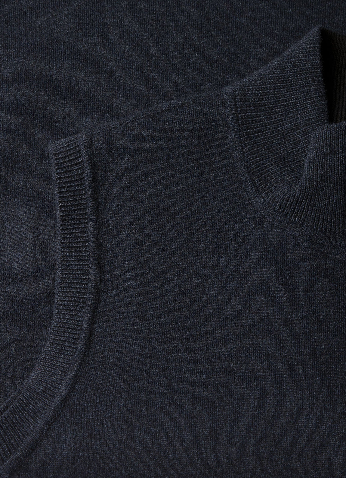 Men's Merino Cotton Double Faced Gilet in Navy