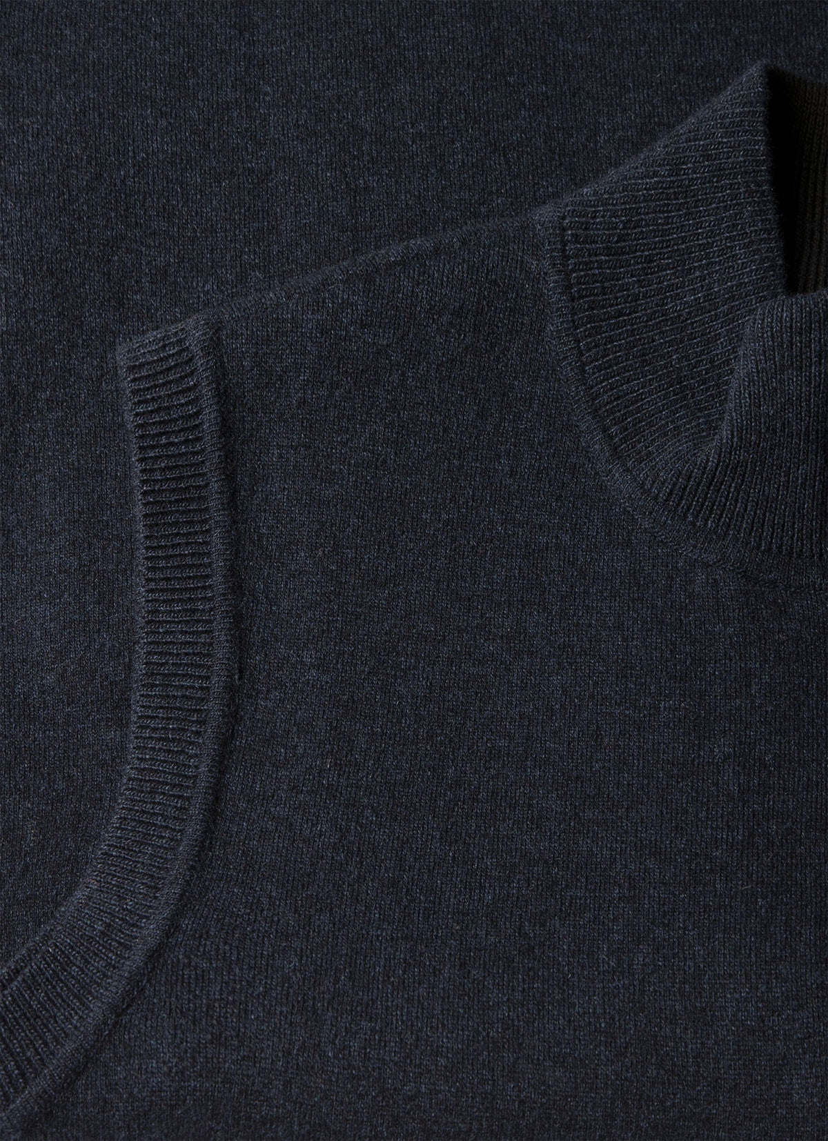 Men's Merino Cotton Double Faced Gilet in Navy