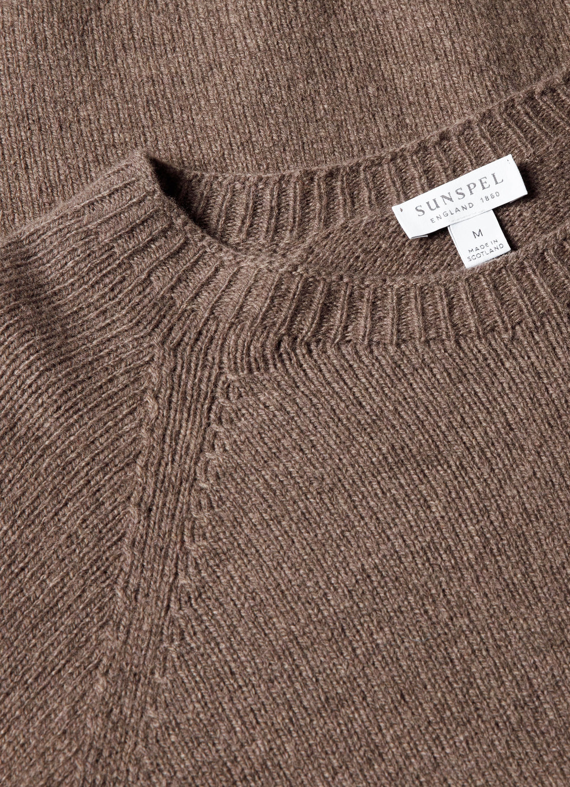Men's Lambswool Crew Neck Jumper in Cedar