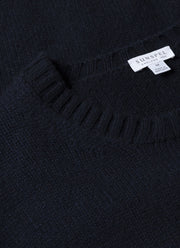 Men's Roxburgh Cashmere Jumper in Navy