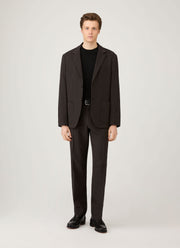 Men's Cashmere Crew Neck Jumper in Black