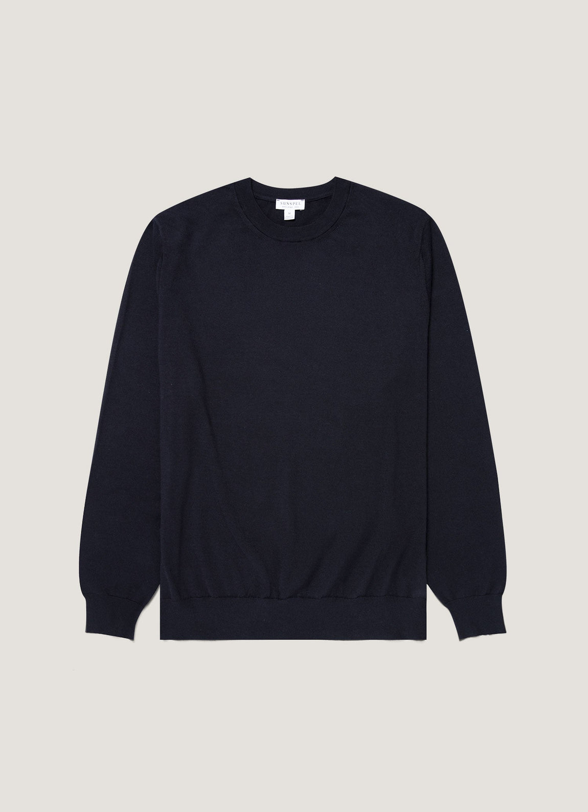 Men's Lightweight Cotton Jumper in Navy