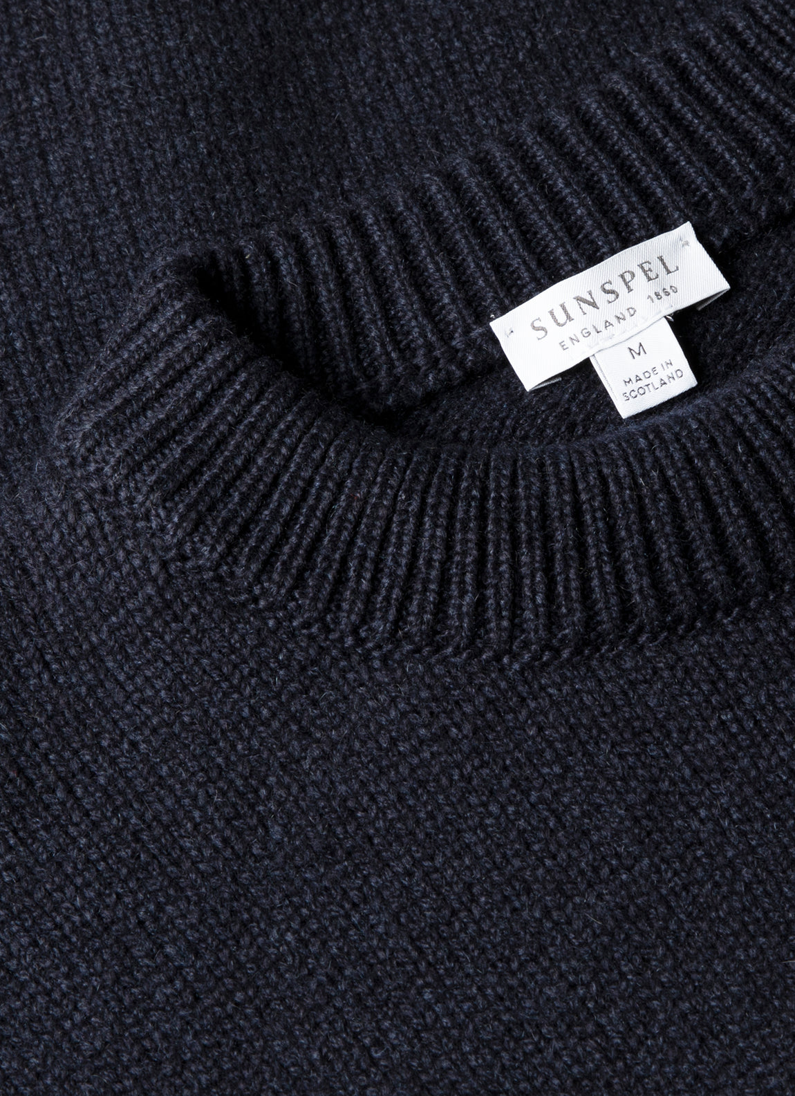 Men's Baby Cashmere Jumper in Navy