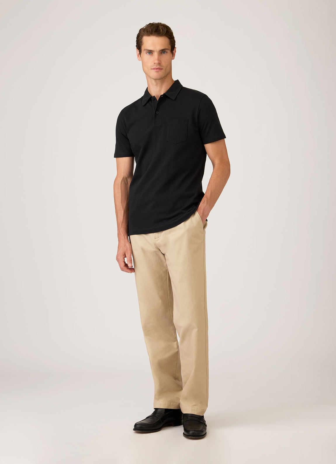 Men's Riviera Polo Shirt in Black