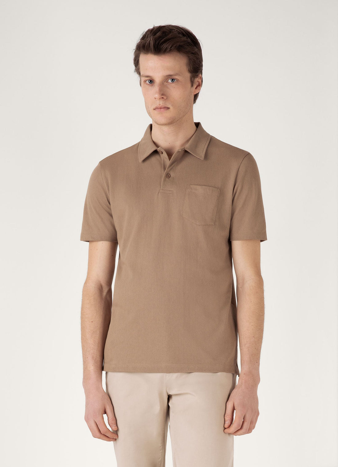 Men's Riviera Polo Shirt in Dune